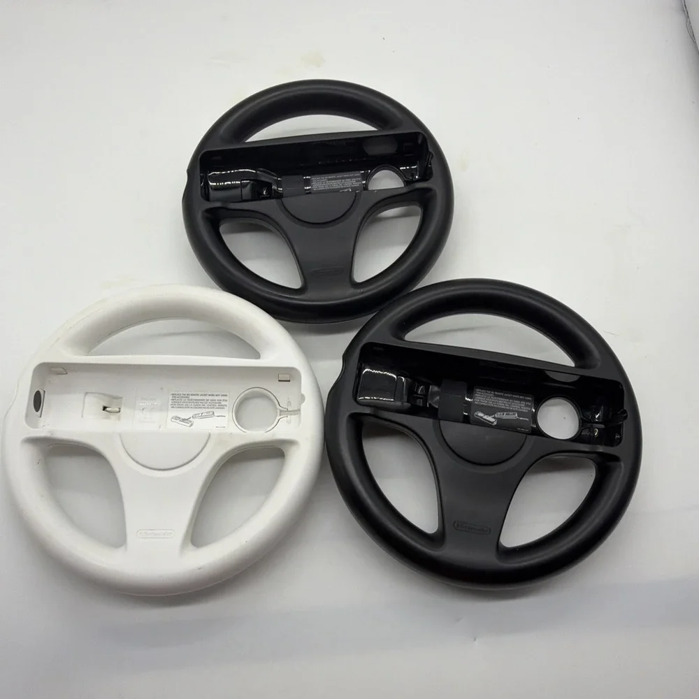 3 Genuine OEM‎ Mario Kart Racing Steering Wheel - Nintendo Wii - Game Controller